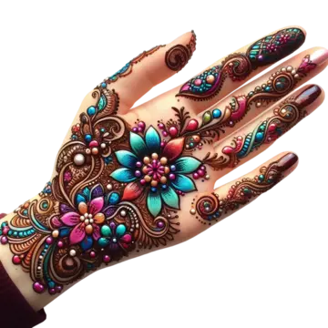 Home pngtree simple arabic mehndi design images photos png image 12189506